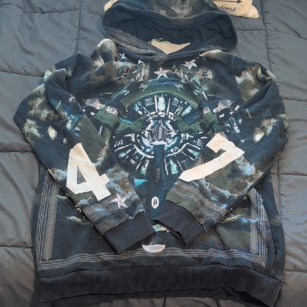 Givenchy Fighter Airplane Hoodie RARE Size M Authentic